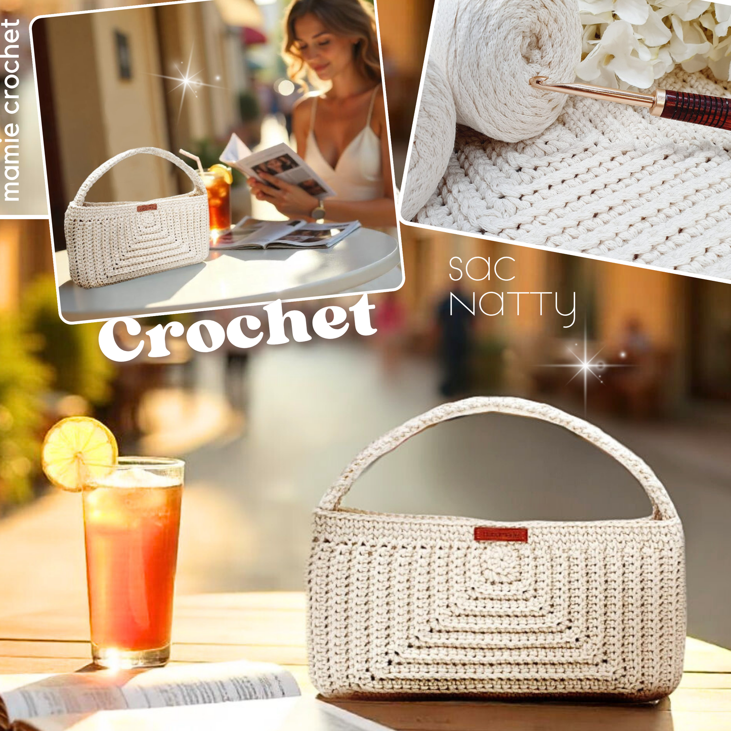 Sac Natty Mamie Crochet tuto pdf