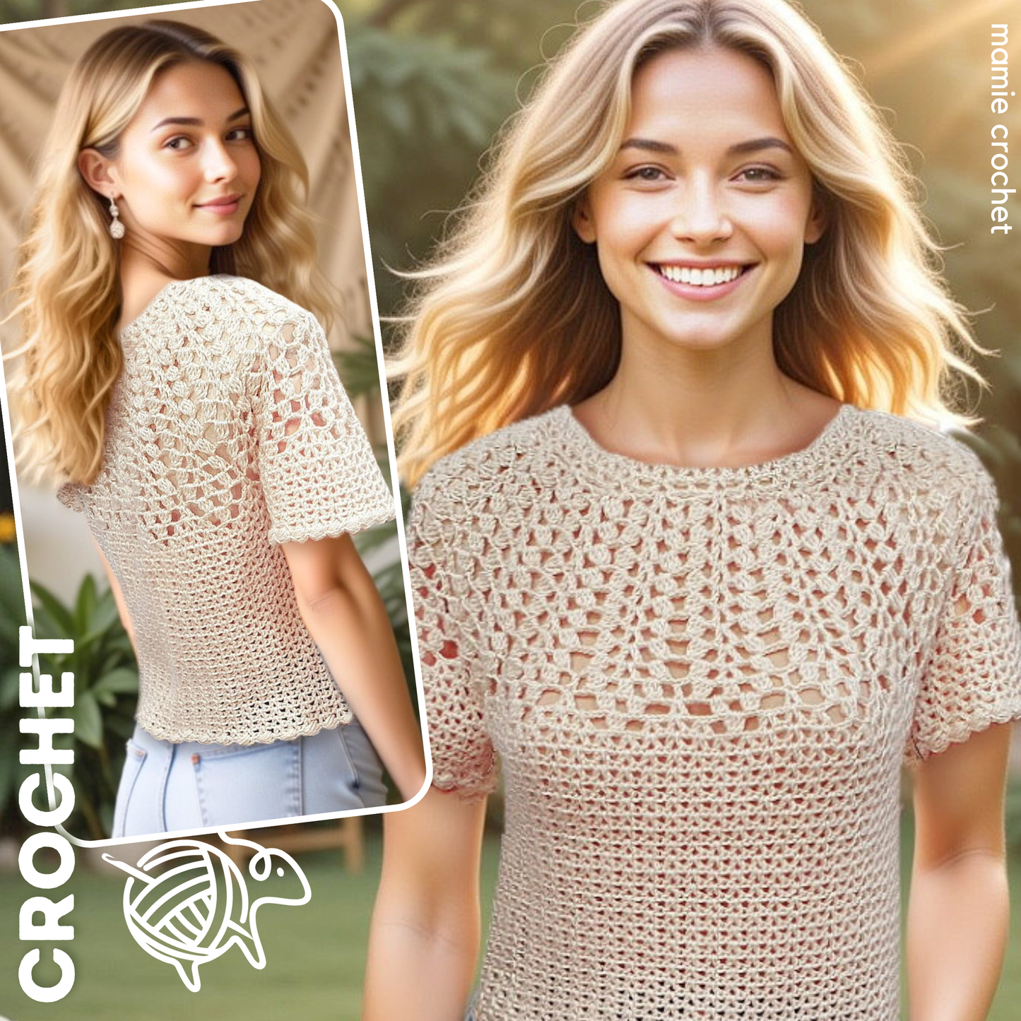 Top Arween Mamie Crochet tuto pdf
