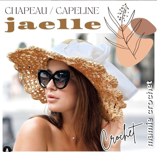 Chapeau / Capeline Jaelle Mamie Crochet tuto pdf