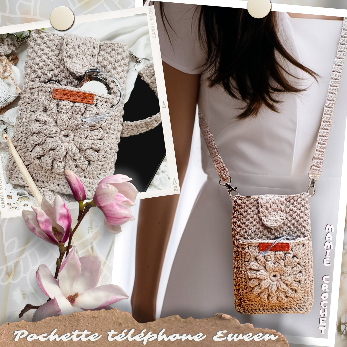 Pochette Eween Mamie Crochet tuto pdf