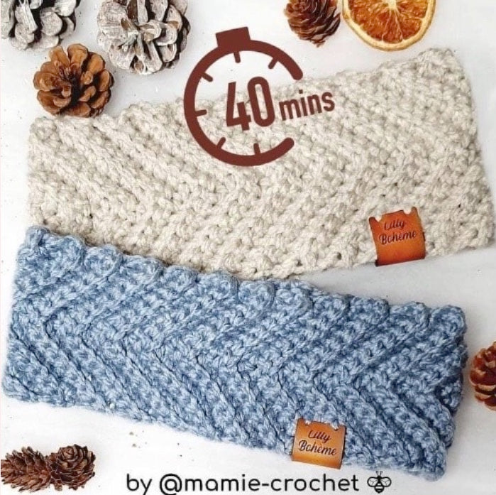 Protège Oreille Headband Mamie Crochet tuto pdf