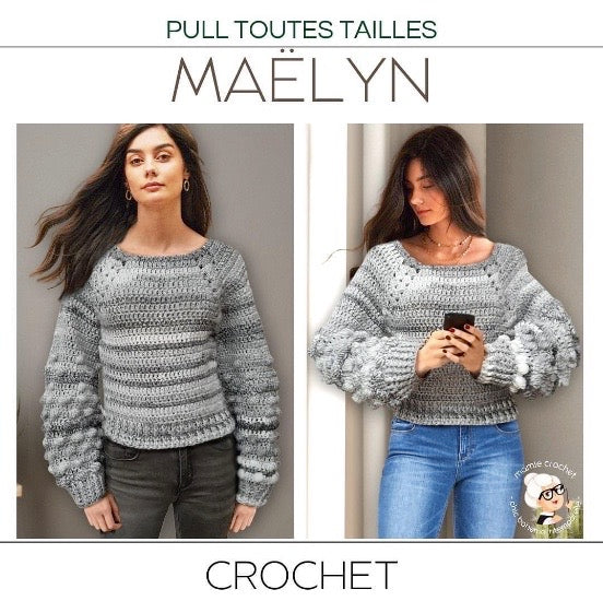 Pull Maëlyn Mamie Crochet tuto pdf