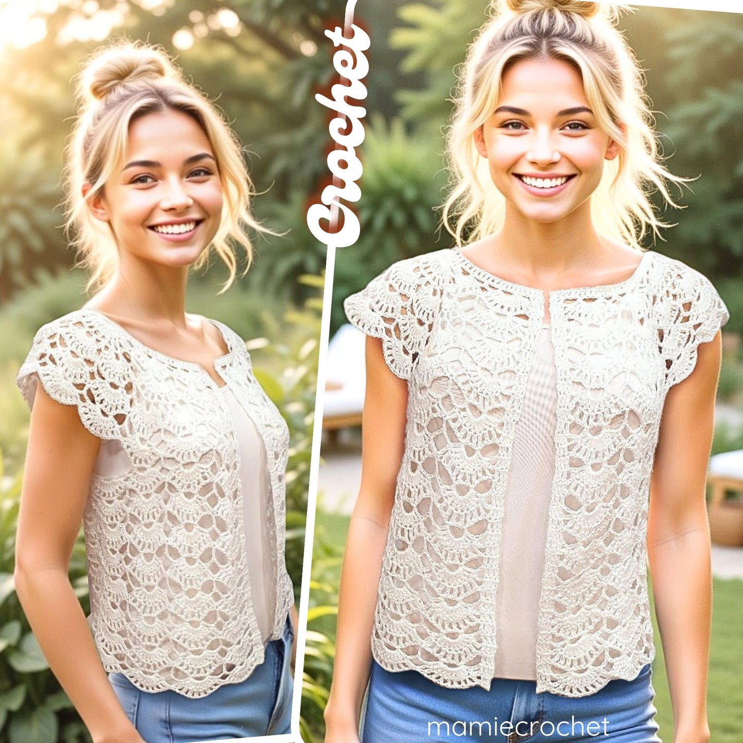 Veste Anabel Mamie Crochet tuto pdf