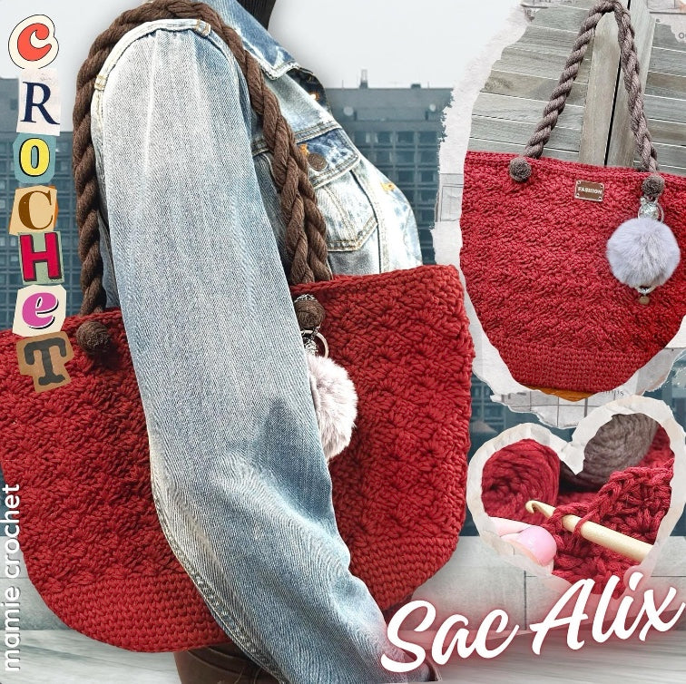 Sac Alix Mamie Crochet tuto pdf