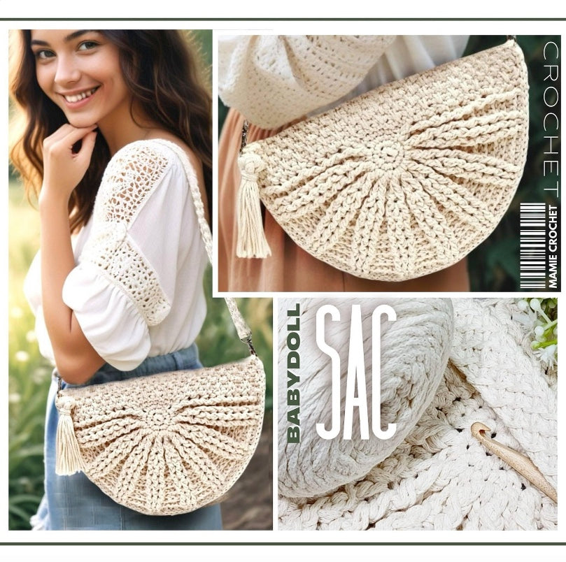 Sac Babydoll Mamie Crochet tuto pdf