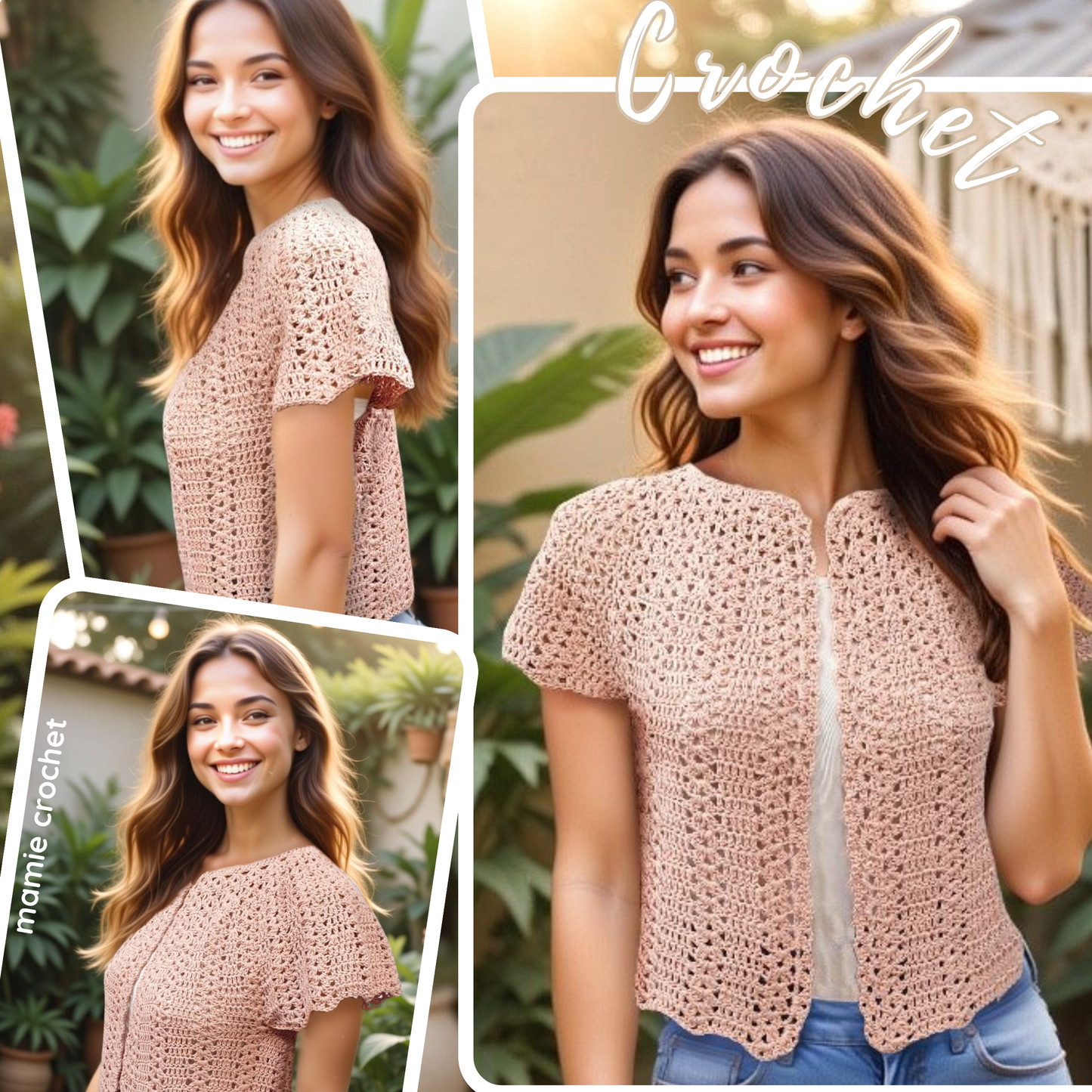 Veste Adelaïs Mamie Crochet tuto pdf