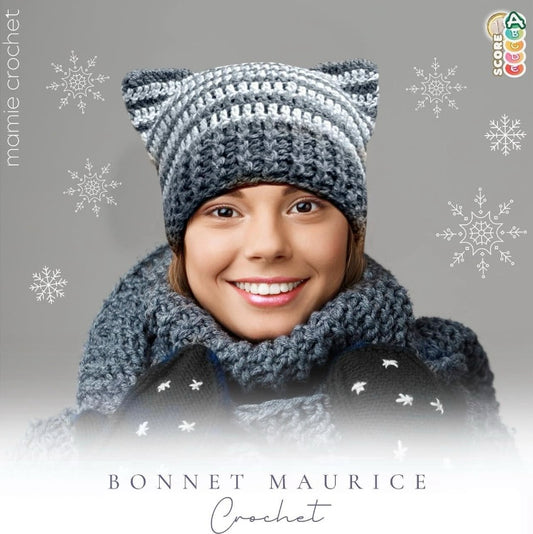 Bonnet chat Mamie Crochet tuto pdf