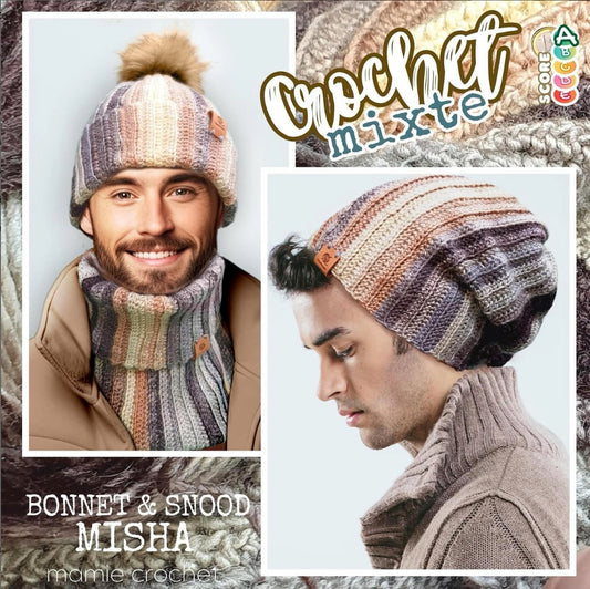 Bonnet et snood Mamie Crochet tuto pdf