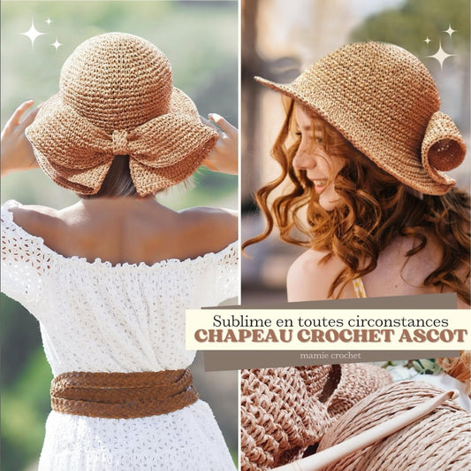 Chapeau Ascot Mamie Crochet tuto pdf