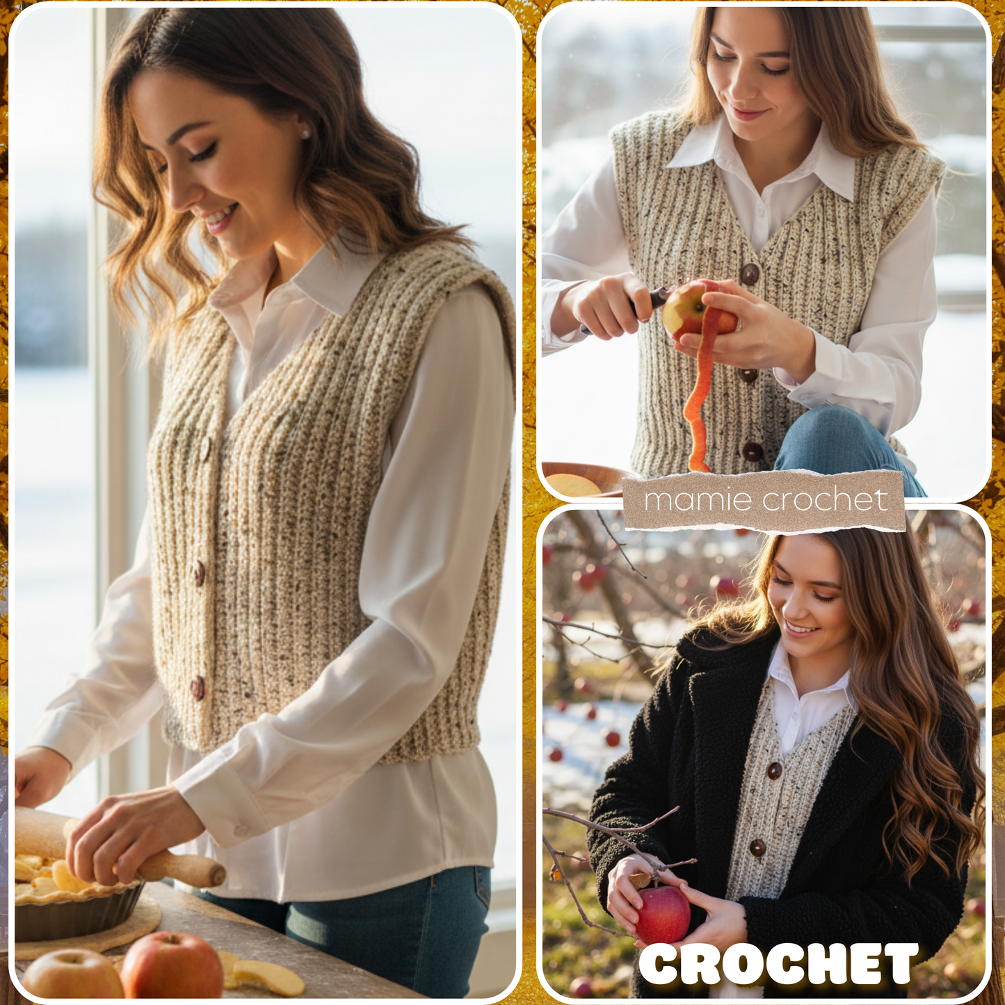Gilet Maelie Mamie Crochet tuto pdf