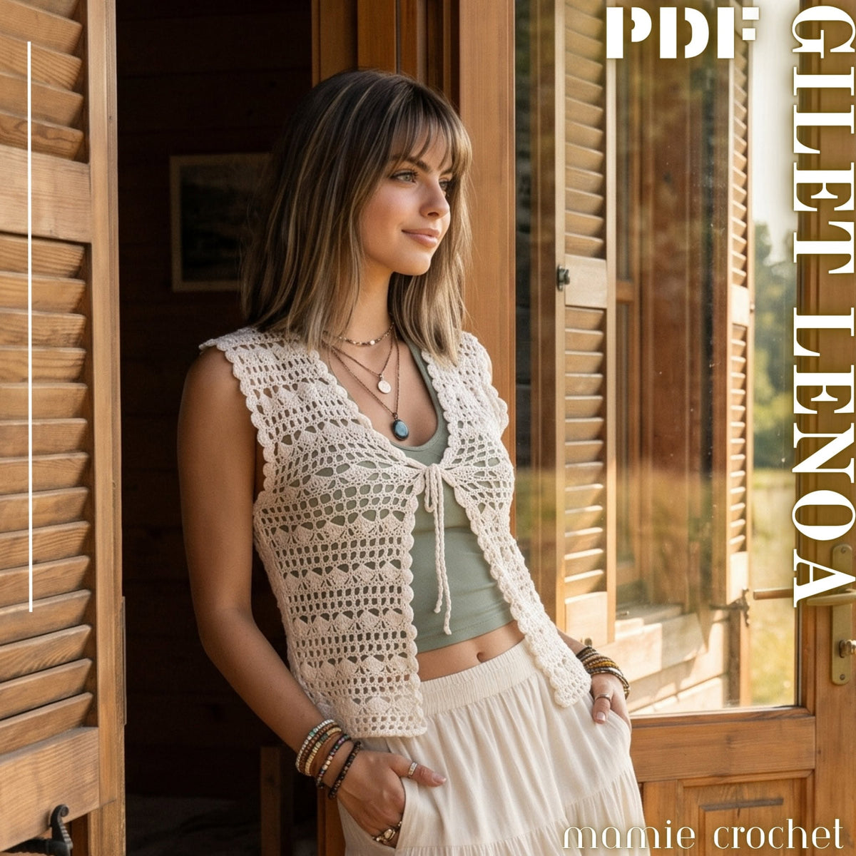 Gilet sans manches Lenoa Mamie Crochet tuto pdf