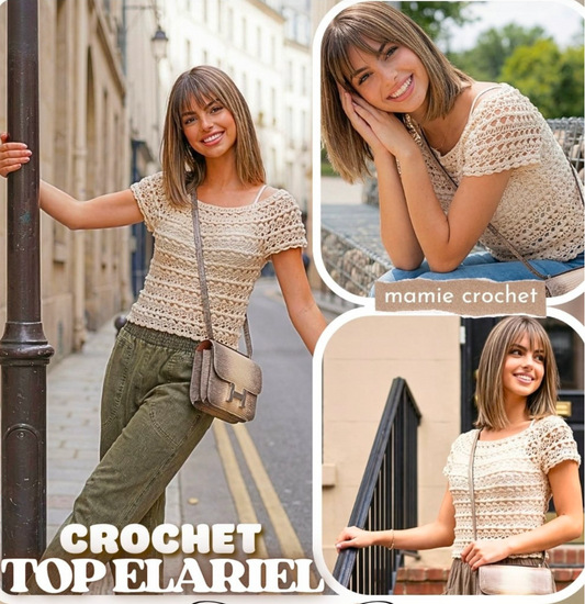 Top Elariel Mamie Crochet tuto pdf