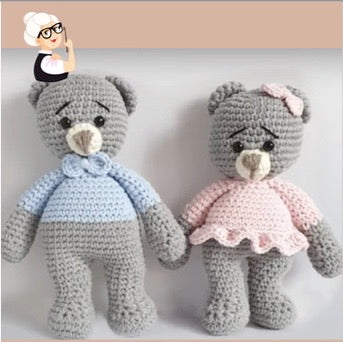 Ourson Tilou et Lily Mamie Crochet tuto pdf
