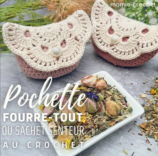 Pochette Senteur Mamie Crochet tuto pdf