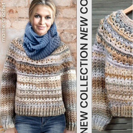 Pull Neeva Mamie Crochet tuto pdf