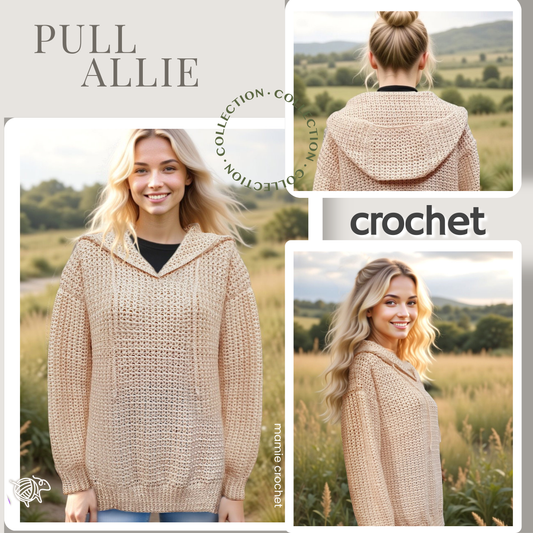 Pull Allie Mamie Crochet tuto pdf