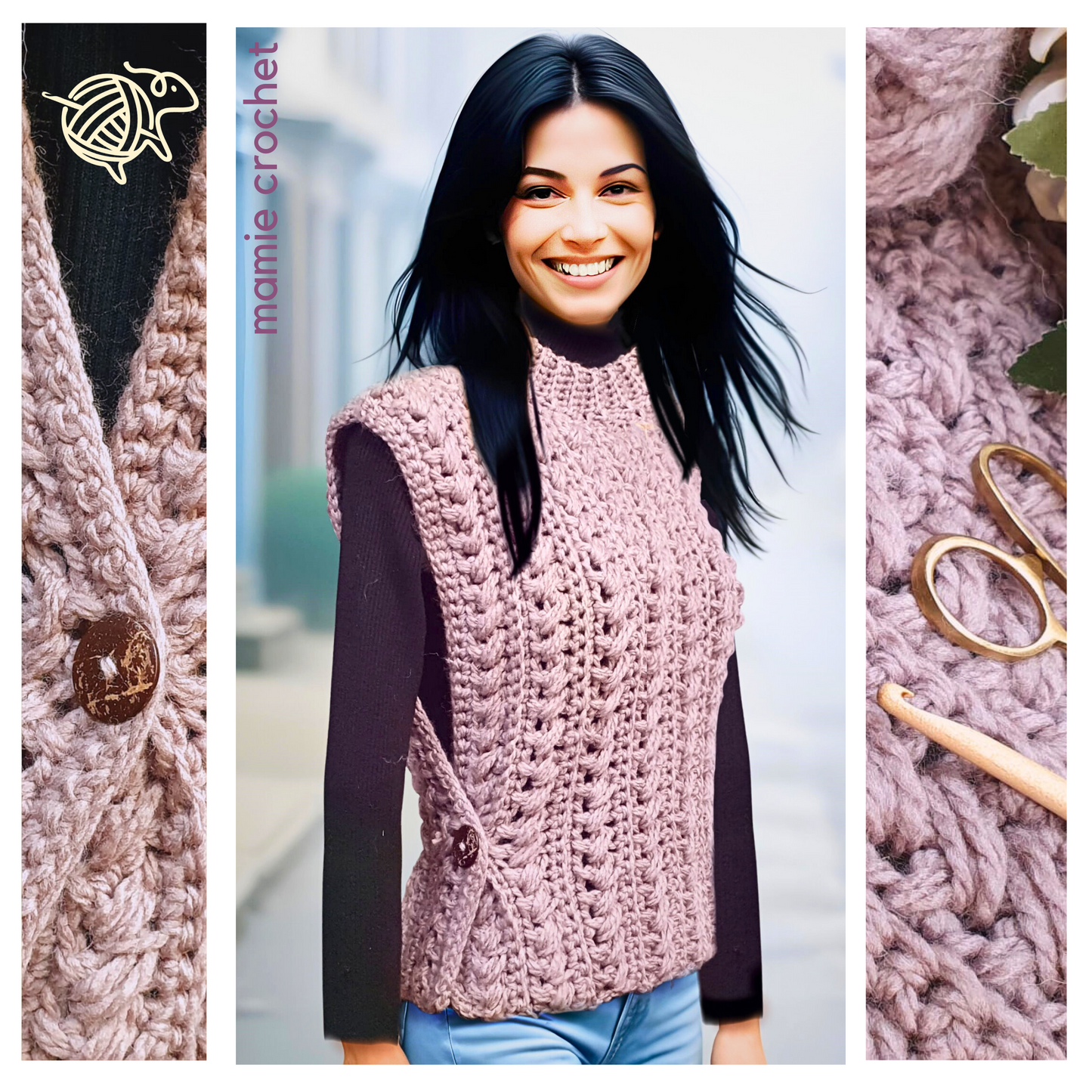 Pull Anaya Mamie Crochet tuto pdf