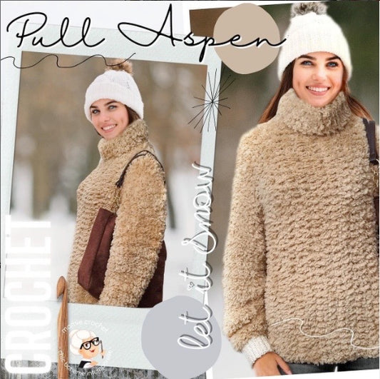 Pull Aspeen Mamie Crochet tuto pdf
