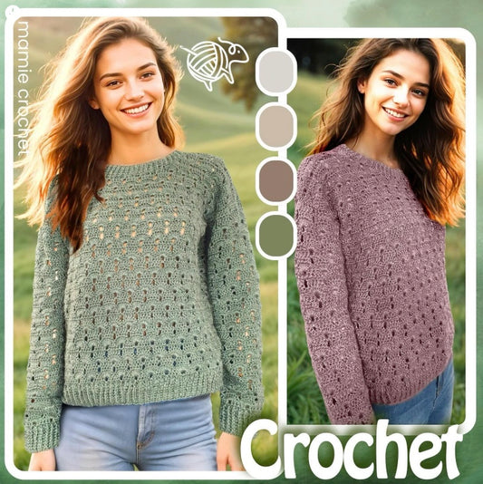 Pull Leona Mamie Crochet tuto pdf