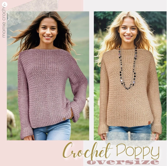 Pull Poppy Mamie Crochet tuto pdf