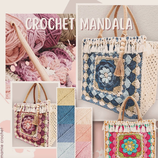 Cabas Mandala Mamie Crochet tuto pdf