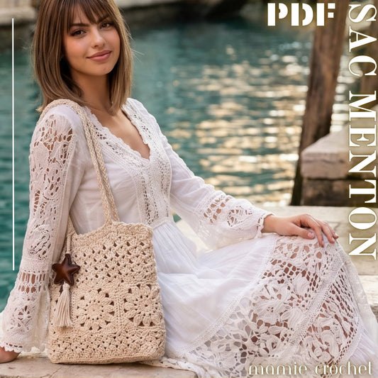 Sac Menton Mamie Crochet tuto pdf