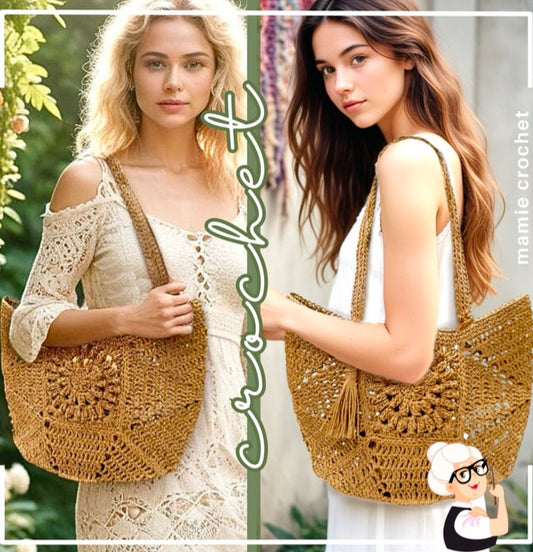 Sac Mykonos Mamie Crochet tuto pdf