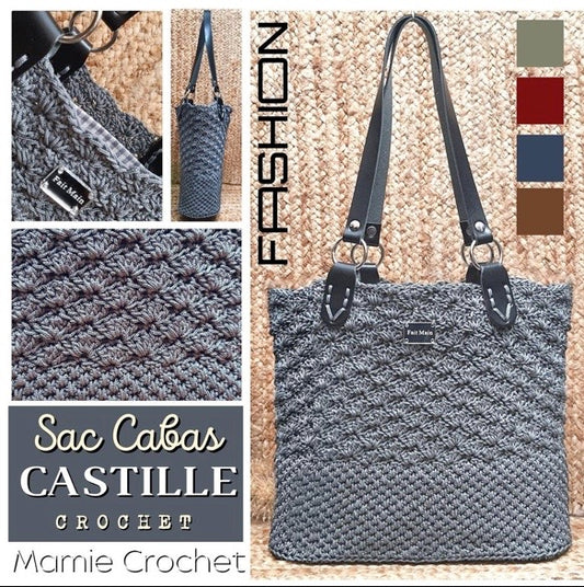 Sac Cabas Castille Mamie Crochet tuto pdf