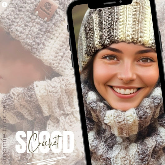 Bonnet et Snood Joleen Mamie Crochet tuto pdf