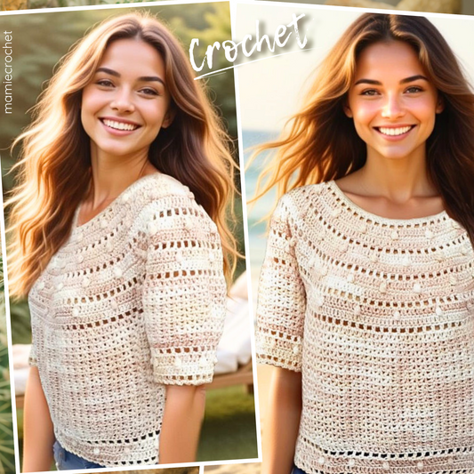 Top Adélie Mamie Crochet tuto pdf