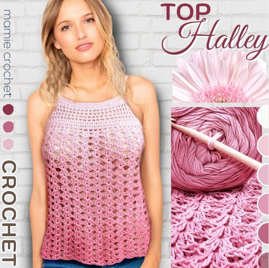 Top Halley Mamie Crochet tuto pdf