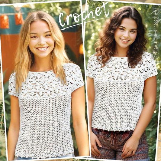 Top Libby Mamie Crochet tuto pdf