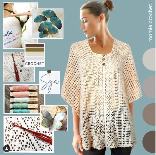 Tunique Sya Mamie Crochet tuto pdf