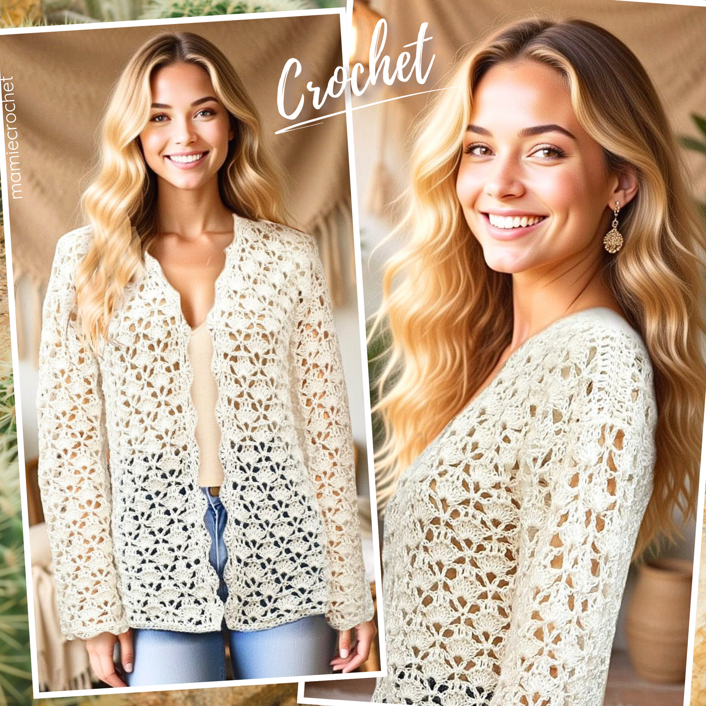Veste Amaëlle Mamie Crochet tuto pdf
