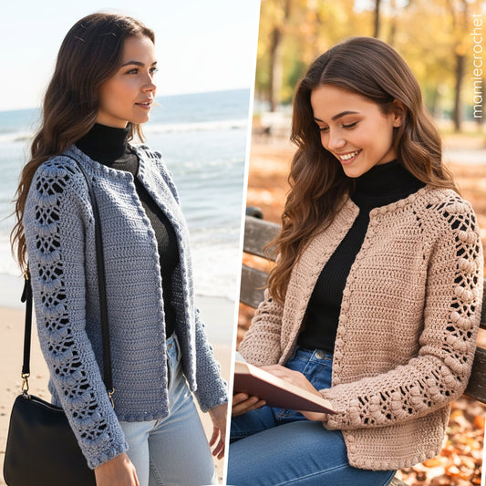 Veste Macha Mamie Crochet tuto pdf