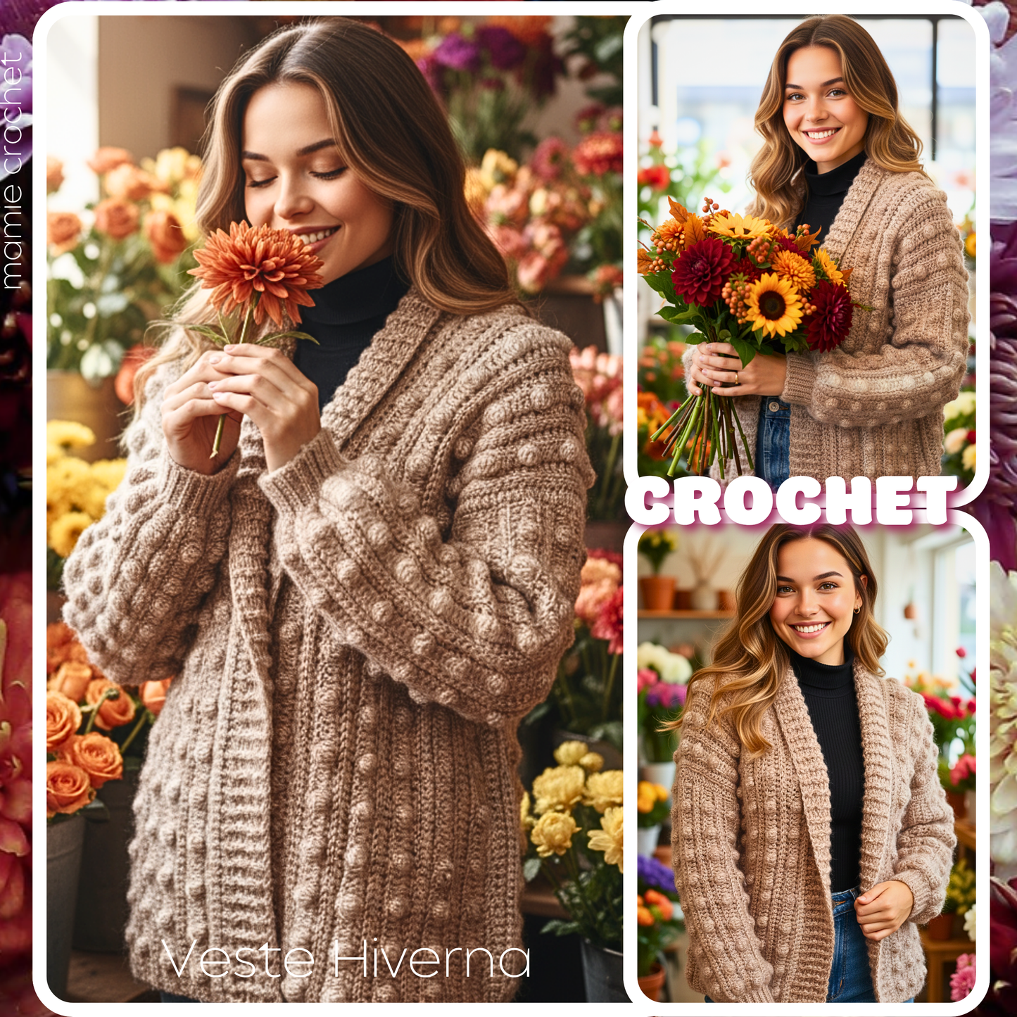 Veste Hiverna Mamie Crochet tuto pdf