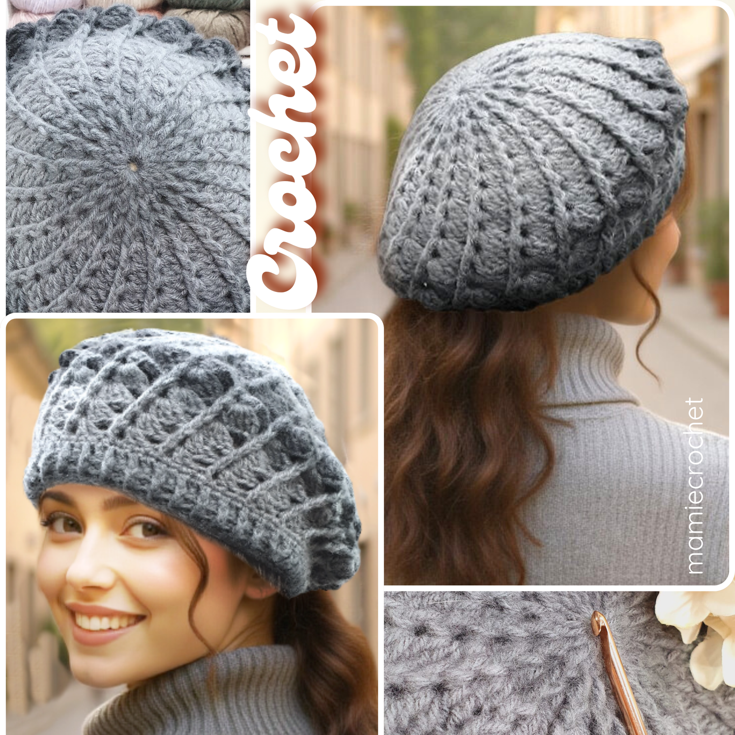 Béret Elly Mamie Crochet tuto pdf