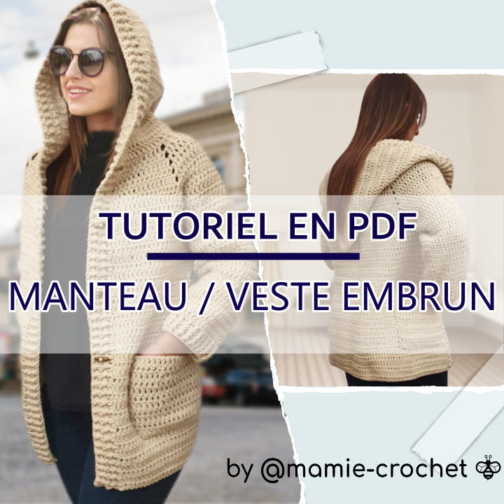 Manteau / veste EMBRUN tutoriel PDF